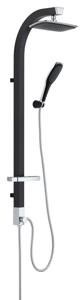Schutte MADAGASKAR hoofddouche set | zwart-chroom 60060