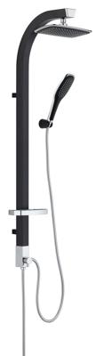 Schutte MADAGASKAR hoofddouche set | zwart-chroom 60060