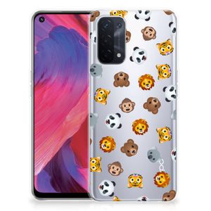 TPU bumper voor OPPO A93 5G Dieren Emojis