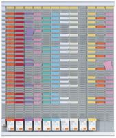 Nobo T-Kaart Planningset Jaarplanner 13 Kolommen 54 Sleuven