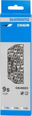 Shimano CN-HG93 fietsketting 9 versnellingen 114 schakels