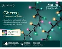 LED cherry lights l750 cm zwrt/mlt kerst - Lumineo