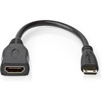 High Speed HDMI-Kabel met Ethernet | HDMI Mini-Connector | HDMI Output | 4K@30Hz | 10.2 Gbps | - thumbnail