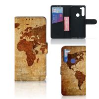 Motorola G8 Power | Flip Cover | Wereldkaart