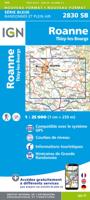 Wandelkaart - Topografische kaart 2830 SB - Serie Bleue Roanne - Thizy-les-Bourgs | IGN - Institut Géographique National
