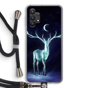 Nightbringer: Samsung Galaxy A32 5G Transparant Hoesje met koord