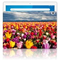 Lenovo Tab M10 | Siliconen hoesje | Tulpen
