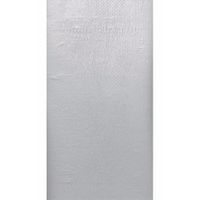 Luxe zilveren tafel tafelkleed 138 x 220 cm   - - thumbnail
