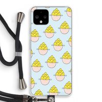 Citroenen: Pixel 4 Transparant Hoesje met koord