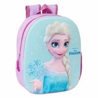 Schoolrugzak Frozen Roze Hemelsblauw 27 x 33 x 10 cm