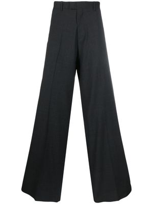 Raf Simons pantalon ample à taille mi-haute - Gris