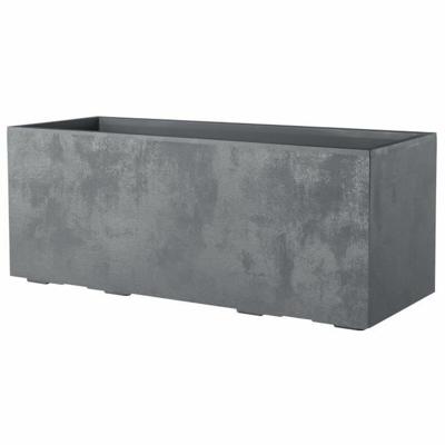 Zelfwaterende plantenpot Deroma Grijs 99 cm Plastic Rechthoekig