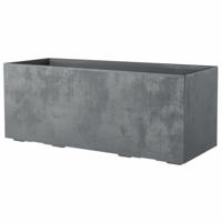 Zelfwaterende plantenpot Deroma Grijs 99 cm Plastic Rechthoekig