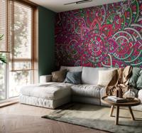 Boho mandala fotobehang