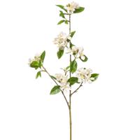 Kunstbloem Kersen bloesem - 90 cm - wit - Kunst zijdebloemen   -
