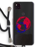 Run The World: Pixel 4a 5G Transparant Hoesje met koord