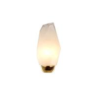 Searchlight WandlampRocky met wit glas - 23142-1SB