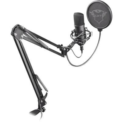 Trust GXT 252+ Emita Plus PC-microfoon Zwart Kabelgebonden Incl. standaard, Incl. klem
