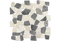 Terre d'Azur Mix White Grey natuursteen mozaiek 30x30