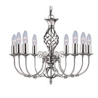 Searchlight Antiek zilveren kroonluchterZanzibar - 4489-8