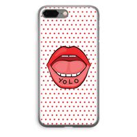 Yolo Denise: iPhone 8 Plus Transparant Hoesje