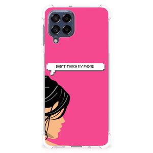 Samsung Galaxy M53 Anti Shock Case Woman Don't Touch My Phone