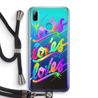 Loves: Huawei P Smart (2019) Transparant Hoesje met koord
