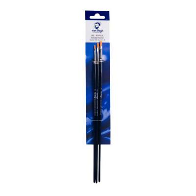 Bruynzeel Van gogh penseel voor olie- en acrylverf, 3 stuks s294 nr. 2-4-6
