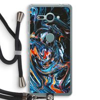 Black Unicorn: Sony Xperia XZ2 Compact Transparant Hoesje met koord