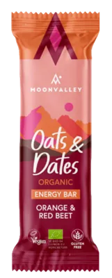 Moonvalley Organic Oats & Dates Bar - Orange & Red Beet