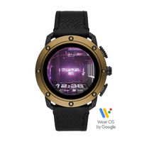 Horlogeband Diesel DZT2016 Leder Zwart 24mm - thumbnail