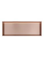 Hotbath &MORE Inbouwnis 30x80x10cm met LED IP44 Geborsteld Koper PVD