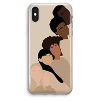 Sweet creatures: iPhone XS Max Transparant Hoesje