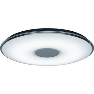 LED Plafondlamp - Trion Tako - 45W - Aanpasbare Kleur - Dimbaar - Afstandsbediening - Rond - Mat Wit