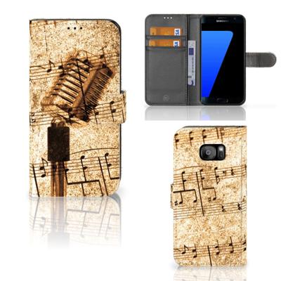 Samsung Galaxy S7 Edge | Telefoonhoesje met foto | Bladmuziek