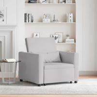 3-in-1 Eenpersoons Sofa Bed Converteerbaar in Cloud Grijs