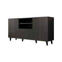 Meubella Dressoir Vintar - Antraciet - 150 cm - thumbnail