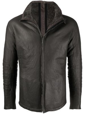 Isaac Sellam Experience veste Mecanique en cuir - Noir