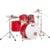 Pearl DMP925S/C899 Decade Maple Matte Racing Red 5-delig drumstel