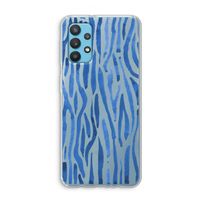 Blauwe nerven: Samsung Galaxy A32 4G Transparant Hoesje