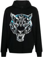 Plein Sport sweat Chrome Tiger - Noir