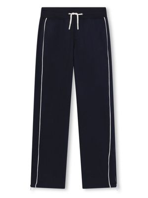 BOSS Kidswear pantalon de jogging à lien de resserrage - Bleu