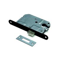 DX Kastslot tbv cilinderslot met zwarte voorplaat 20x174 mm.