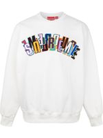 Supreme sweat à logo - Blanc