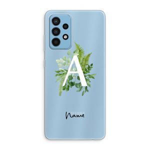Green Brush: Samsung Galaxy A52 Transparant Hoesje