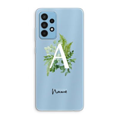 Green Brush: Samsung Galaxy A52 Transparant Hoesje