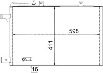 Condensor, airconditioning AC370000S