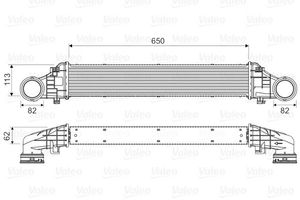 Intercooler, inlaatluchtkoeler 818587