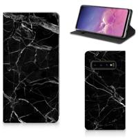 Samsung Galaxy S10 | Standcase | Marmer Zwart - Origineel Cadeau Vader Samsung Galaxy S10 | Standcase | Marmer Zwart - Origineel Cadeau Vader