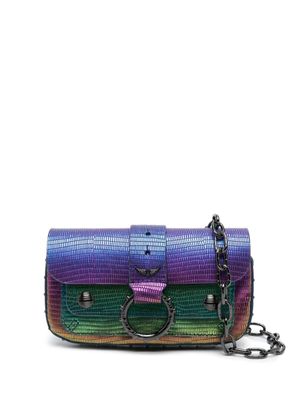 Zadig&Voltaire sac porté épaule Kate Wallet en cuir - Bleu